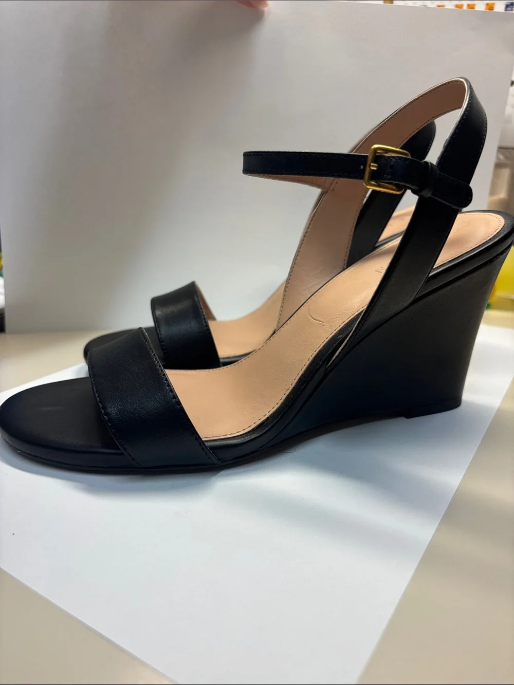 Cole Haan Josie wedge leather sandal
